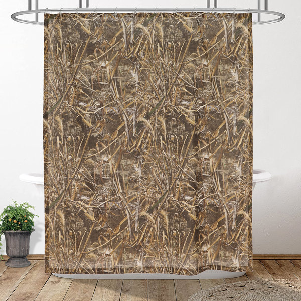Realtree Max5 100 Polycotton Camouflage & Hunting Camo Shower Curtain
